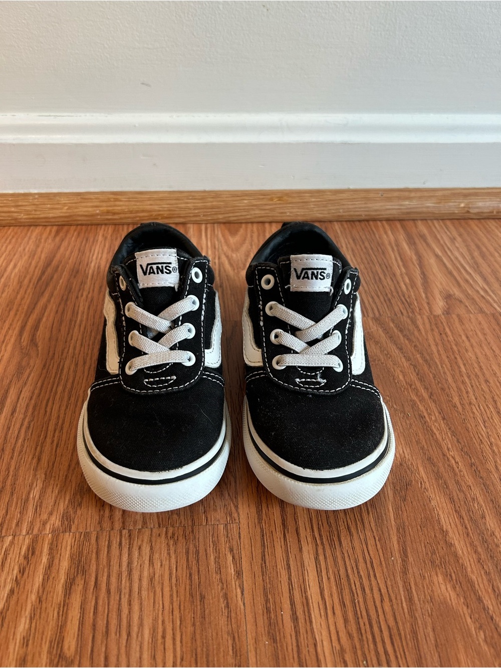 Vans Toddler Old Skool Skate Canvas Slip On Shoes